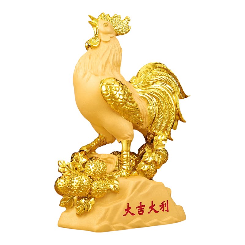 大公鸡摆件大吉大利旺运纳福
