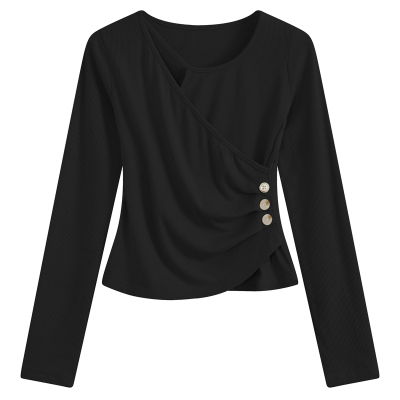 长袖t恤女2026新款爆款洋气女