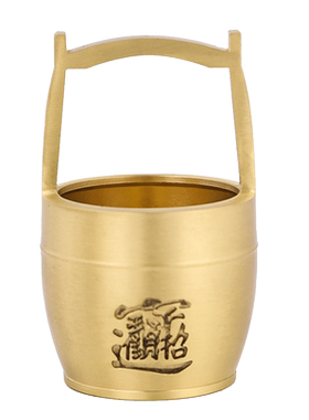 招财一桶金办公桌客厅创意工艺品