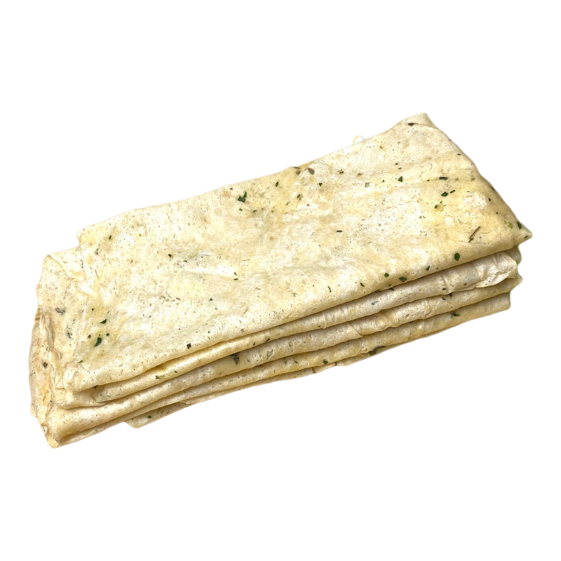山东枣庄粮食芝麻煎饼特产花椒叶煎饼山东白面煎饼纯手工有盐咸味