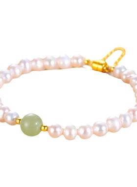 inlady小众设计淡水珍珠手链女