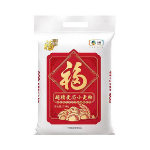 中粮福临门超精麦芯小麦粉2.5kg小包装饺子面条馒头包子家用面粉