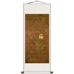 仕女图山水画仿古字画名家子母鸡图花鸟画竹石图国画卷轴字画