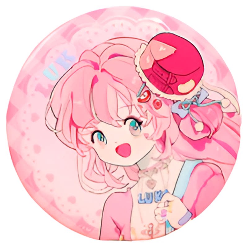 初音未来超糖分黏合少女立牌徽章