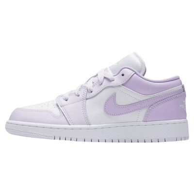 耐克板鞋AJ1女鞋紫色夏季新款AIR JORDAN 1 LOW 休闲复古低帮板鞋
