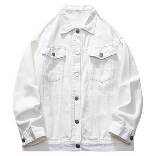 班尼路SK春季新款休闲男士青年牛仔夹克外套春夏男装宽松上衣男YS