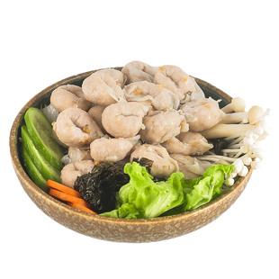 趣十八番潮汕鱼皮饺鱼肉饺子火锅配菜食材鱼丸子鱼册饺半成品美食
