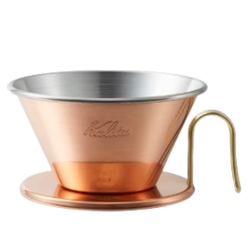 日本制KALITA X TSUBAME铜制咖啡滤杯手冲咖啡过滤茶漏