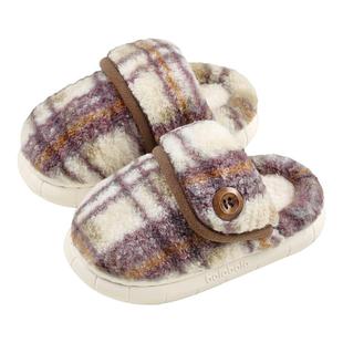 巴拉巴拉儿童棉拖鞋男童女童家居鞋大童加绒保暖鞋子2025冬季童鞋