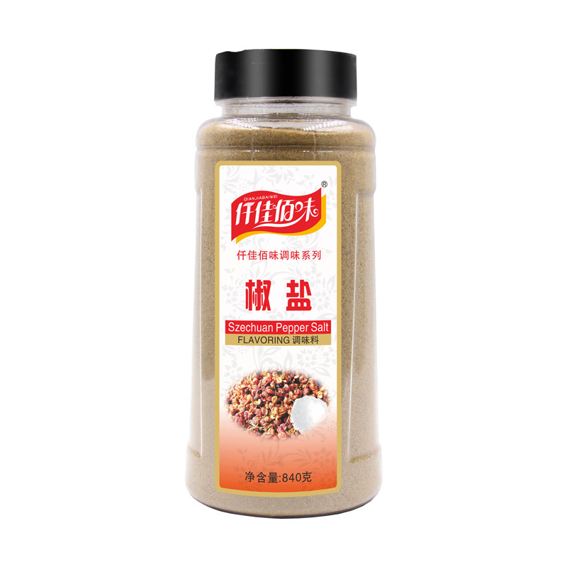 仟佳佰味椒盐粉840g瓶装烧烤调料鸡排铁板手抓饼羊肉串撒料包邮