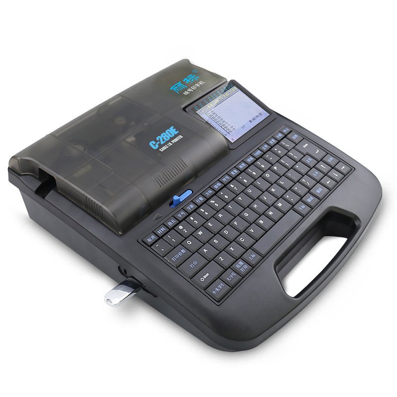 丽标线号机c-280T号码管打印机电线电缆线标热缩套管打码机打号机