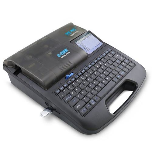 丽标线号机c-280T号码管打印机电线电缆线标热缩套管打码机打号机