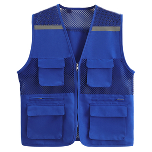 反光安全马甲定制义工宣传活动工作服护学岗儿童志愿者背心印logo