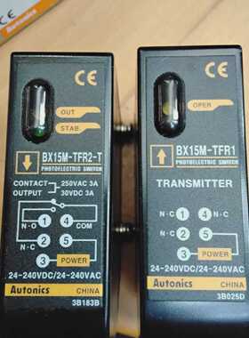 NEW Autonics BX15M-TFR-T Photoelectric Switch Sensor  Throug