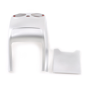 适用16-21款奔驰GLC L后排出风口防踢罩装饰框glc260 300内饰改装