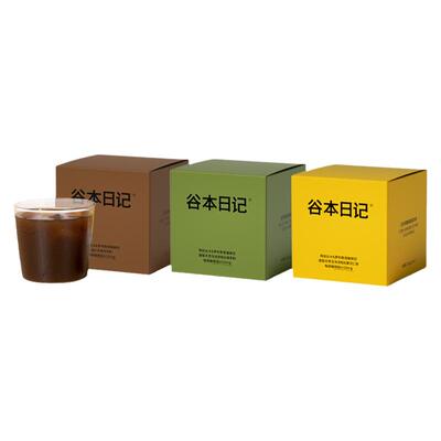 【先试后买】谷本日记纯黑咖啡尝鲜装 黑巧I茶萃I玉米须咖3包装