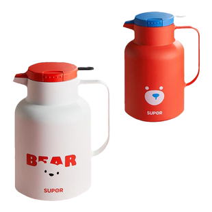 苏泊尔保温壶家用玻璃内胆开水瓶热水暖壶学生宿舍办公室卡通图案