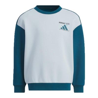 男女小童休闲宽松针织都市机能风套头卫衣adidas阿迪达斯轻运动