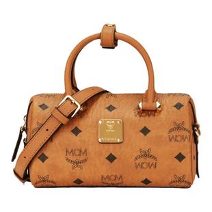 MCM女包 经典印花女士迷你手提单肩斜挎包波士顿包MWBAASE03CO001