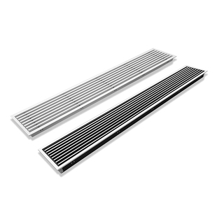 ABS中央空调风口百叶 出风口新风进风格栅百叶窗铝合金检修口定制