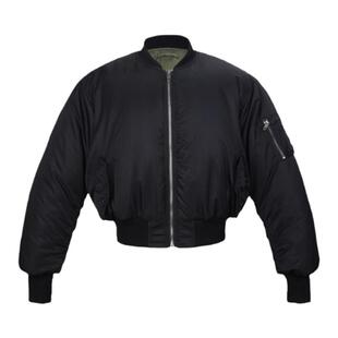 FSG短宽Boxy版型垫肩棒球加厚棉服