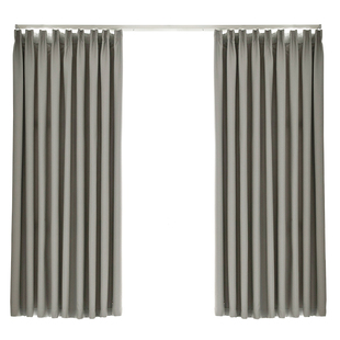 窗帘遮光2026年新款流行卧室轻奢挂钩式100不透光客厅绍兴柯桥布