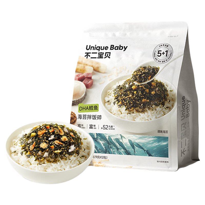 不二宝贝鳕鱼海苔碎儿童拌饭料