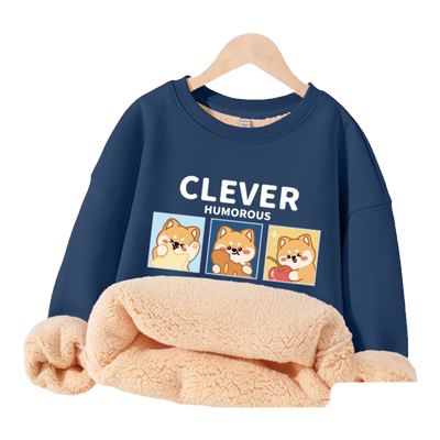 卫衣童装真维斯加厚冬季