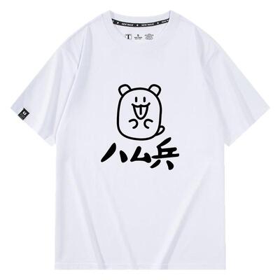 休闲宽松纯棉情侣短袖