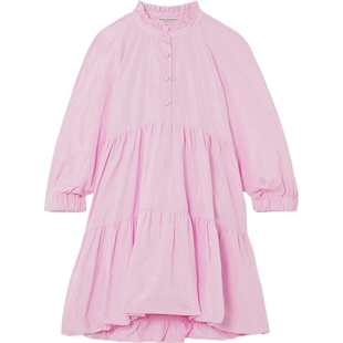 Philosophy 春夏女多巴胺荷叶边衬衫裙连衣裙