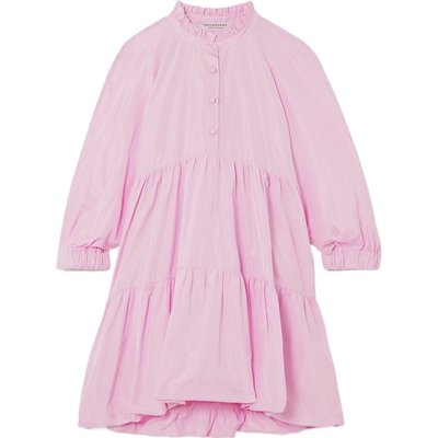 Philosophy 春夏女多巴胺荷叶边衬衫裙连衣裙