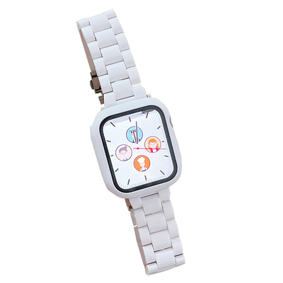 糖果三株表带免贴膜一体式套装