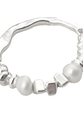 珍珠款戒指轻奢小众高级感