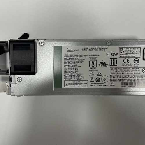 【请询价】全新拆机 HP G10 1600W电源830262-001