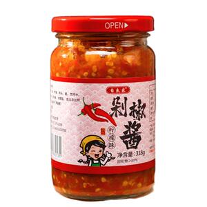 自良家柠檬味剁椒酱香辣开味下饭