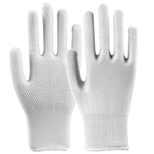 白手套尼龙防滑透气夏季薄款防晒户外骑行司机开车劳保耐磨工作女