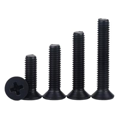 黑色不锈钢平头沉头十字螺丝
