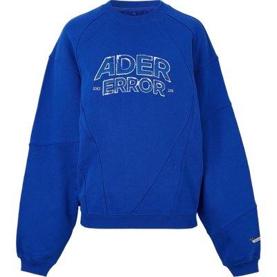 【折扣】Ader Error 女秋冬贴花棉质平纹布卫衣