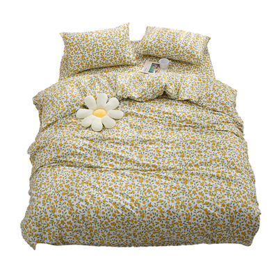 秋冬款碎花纯棉被套单件100%全棉