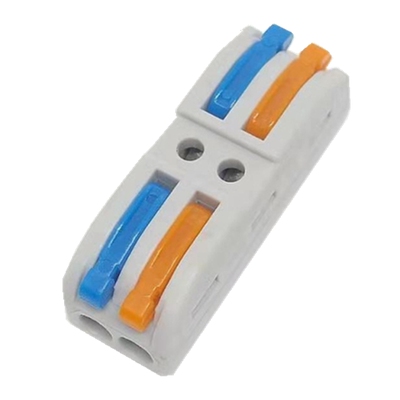 彩色2进2出电线对接快速接线端子