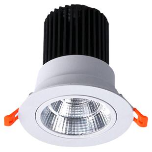 嵌入式黑色led射灯天花灯防眩筒灯15W20W开孔90 95mm9公分9.5厘米