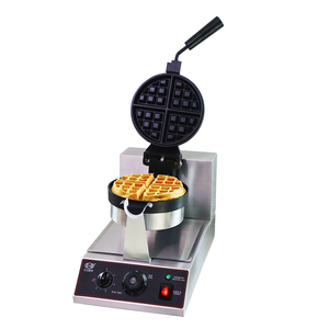 EB/亿贝斯特电热可颂华夫饼机商用旋转华夫炉格子饼3cm加厚松饼机