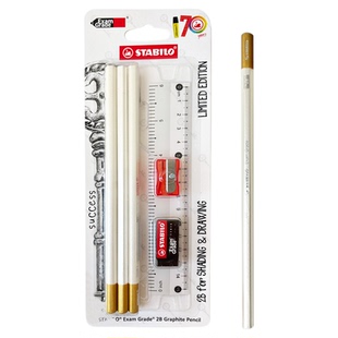 stabilo思笔乐金杆铅笔考试专用铅笔小学生一二年级2B铅笔作业素描专用儿童作业铅笔考试专业