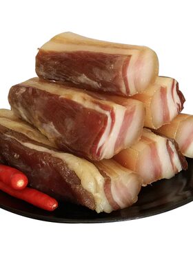 湖北特产农家自制非烟熏风干腊肉