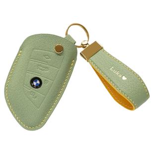 宝马车钥匙套 府南河手工定制 真皮皮套高档礼品可私人烫印