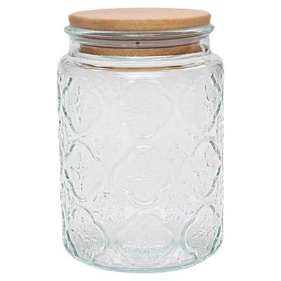 复古厨房玻璃密封罐日式零食