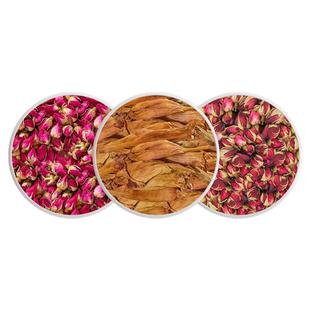 玫瑰花月季花凌霄花茶包中药材正品泡水喝平阴重瓣玫瑰双花三花茶