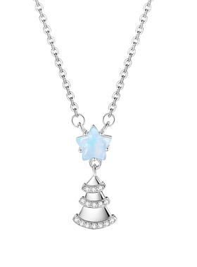 vana圣诞树项链纯银女2026圣诞节