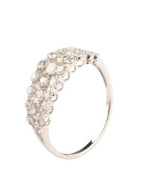 中古95新日本进口商品群镶钻石铂金950钻石50号戒指