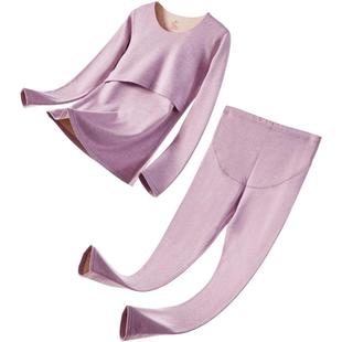 猫人孕妇保暖裤德绒发热秋裤加绒加厚冬季怀孕期专用内穿打底裤子